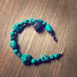 Turquoise and Sterling Silver Bracelet